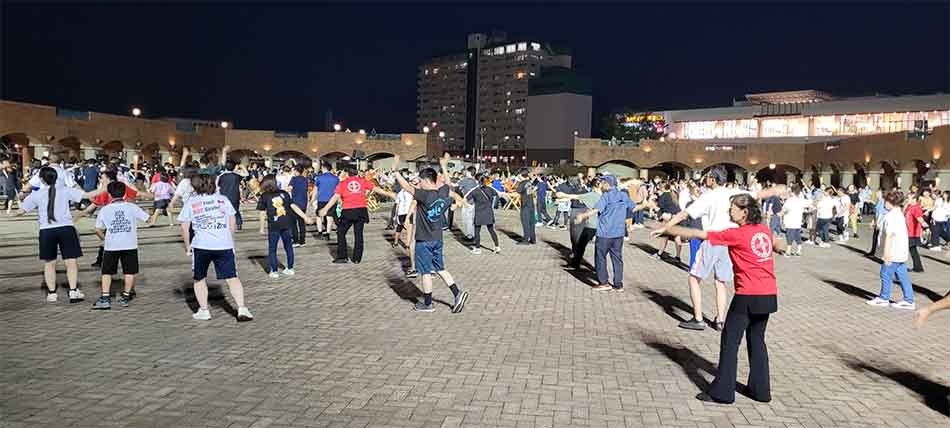 Shimizu Residents Practice for Obon Matsuri